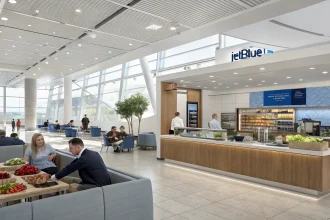 jetblue opens first airport lounge