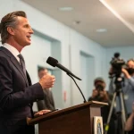newsom criticizes public jet usage