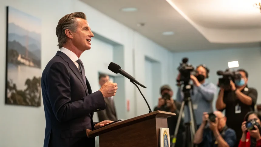 newsom criticizes public jet usage