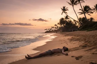 nude intruder found golden beach