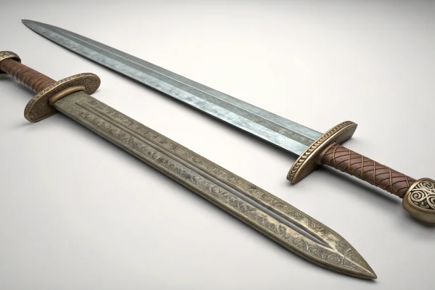 rare celtic swords found france