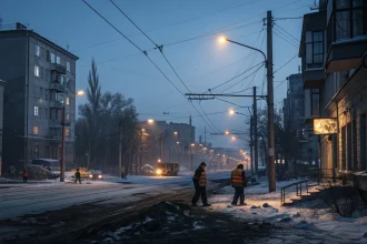 russian strikes ukraine darkness