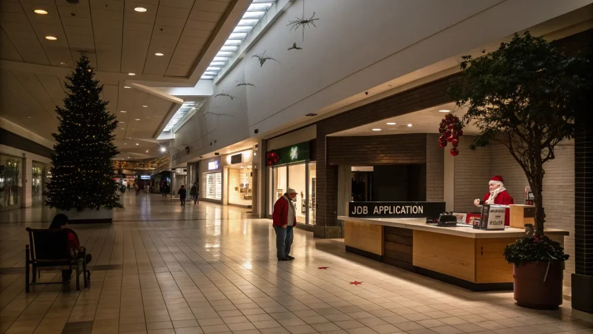 seasonal hiring slows recession fears