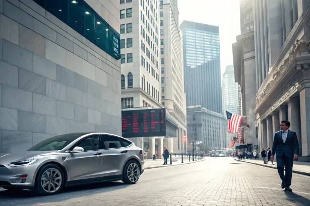 tesla remains fiercely contested stock