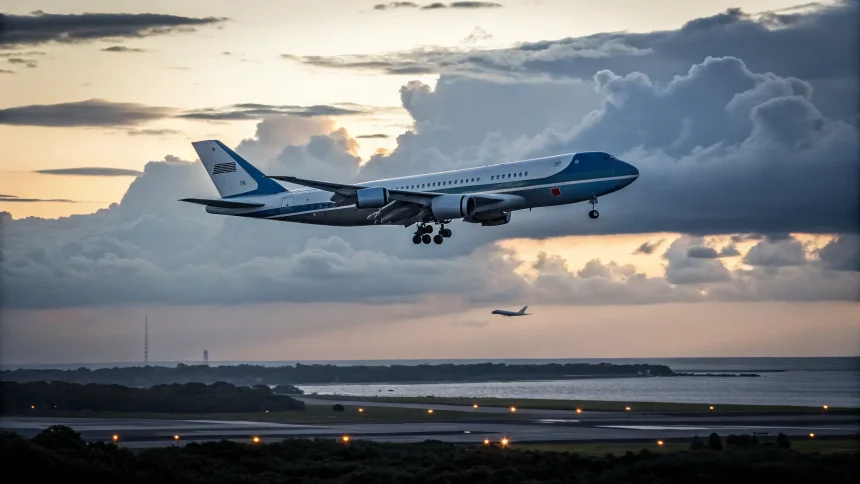 air force one cryptic remark speculation