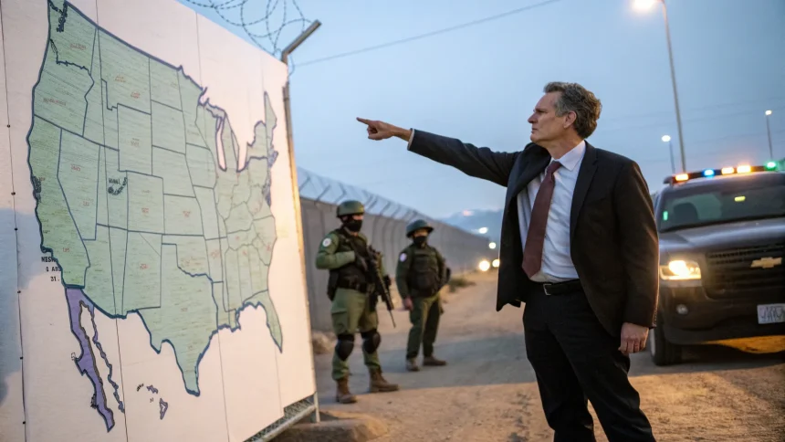 armed man border clash pundit