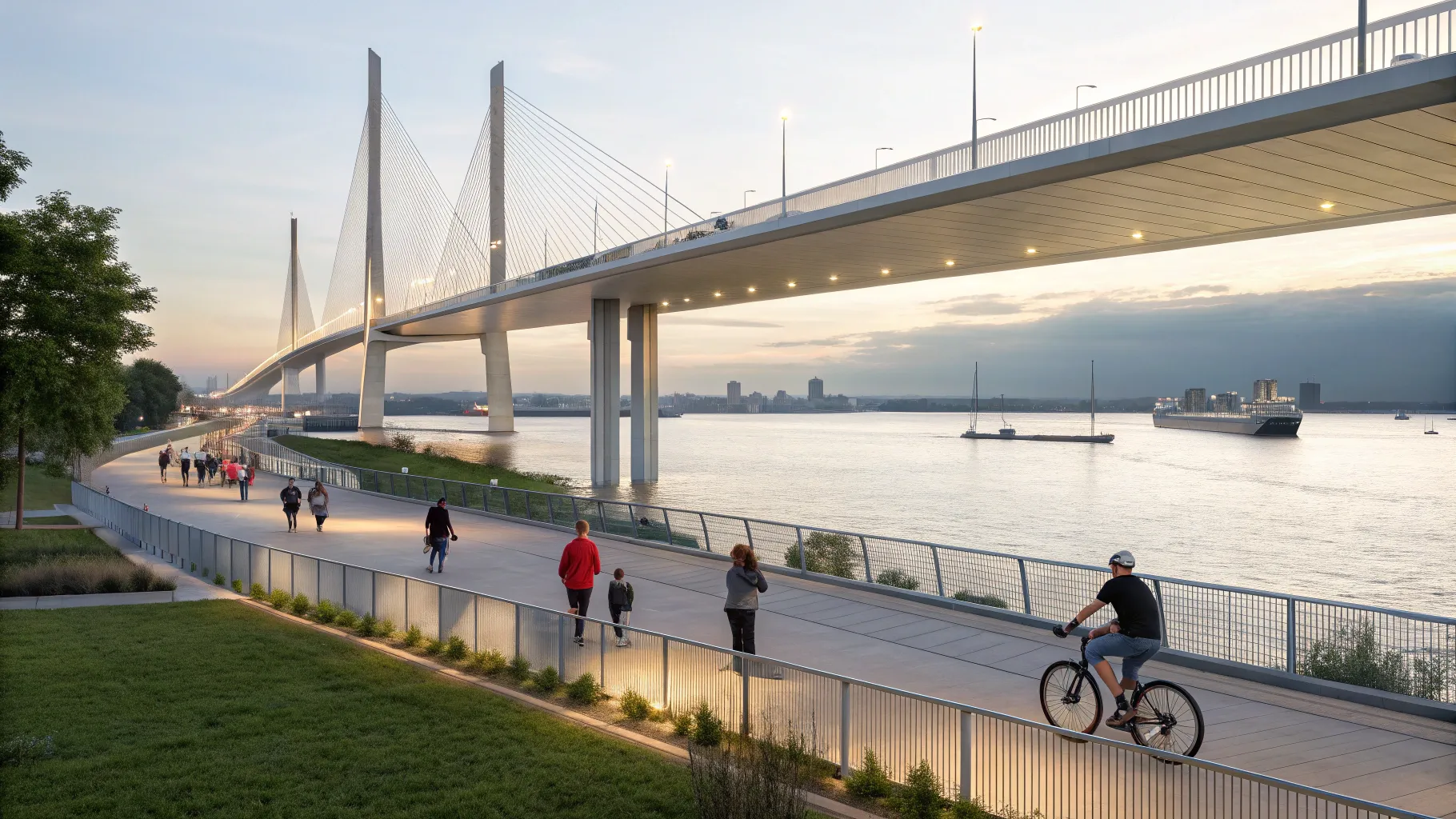 Howe Pattern Bridge Gordie Howe Bridge Adds Pedestrian Access - The New York Report