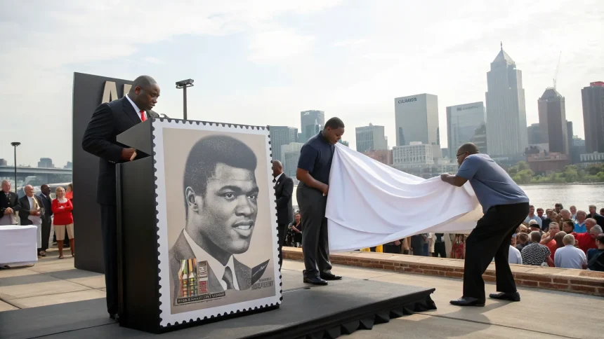 muhammad ali commemorative postal stamp