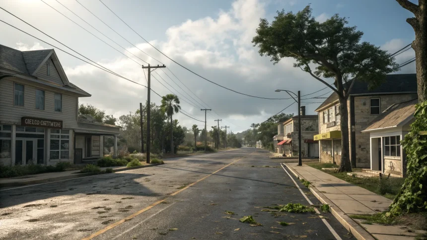 storm goretti rural cornwall offline