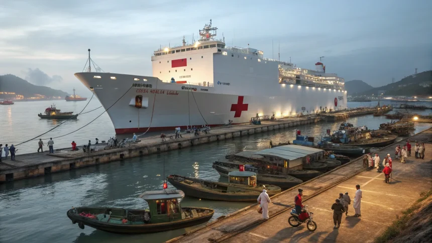 china naval hospital expansion missions