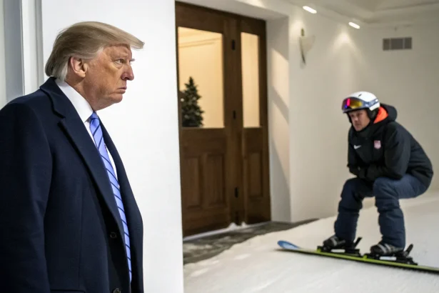 president criticizes skier patriotism comment