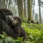rare twin gorillas born virunga