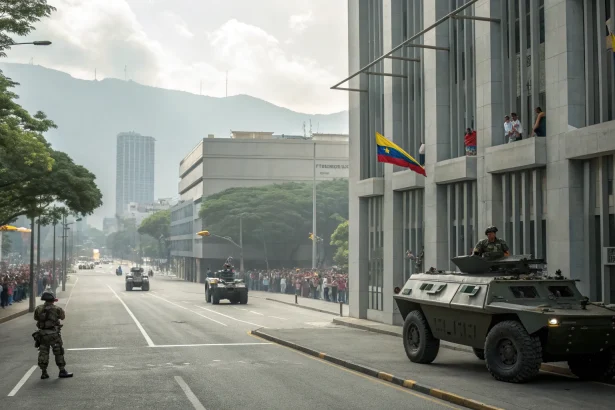 venezuelan interim leader twin pressures