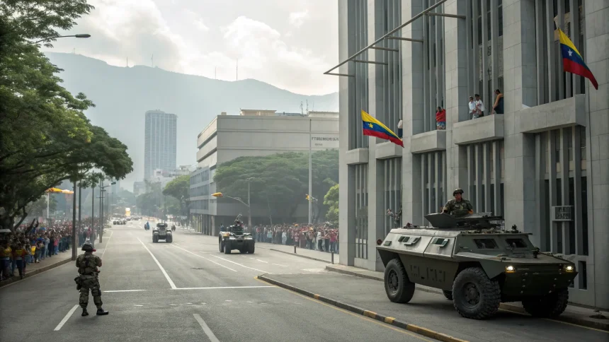 venezuelan interim leader twin pressures