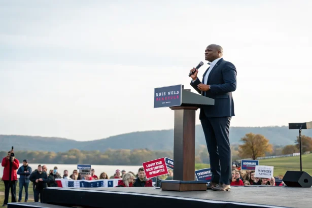 wes moore trump political clash