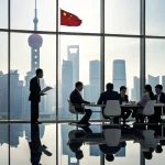 china lowers growth target percent