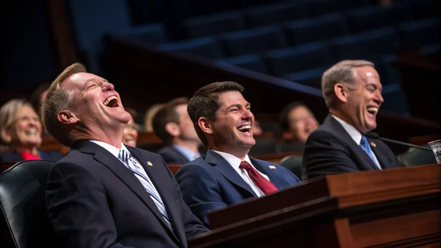 gop laughter sparks political backlash