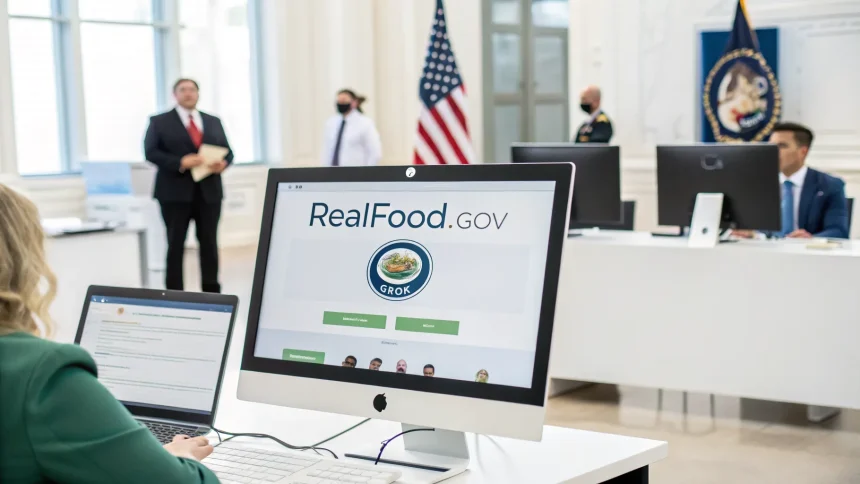 government site uses grok chatbot