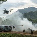 military transport plane crash colombia