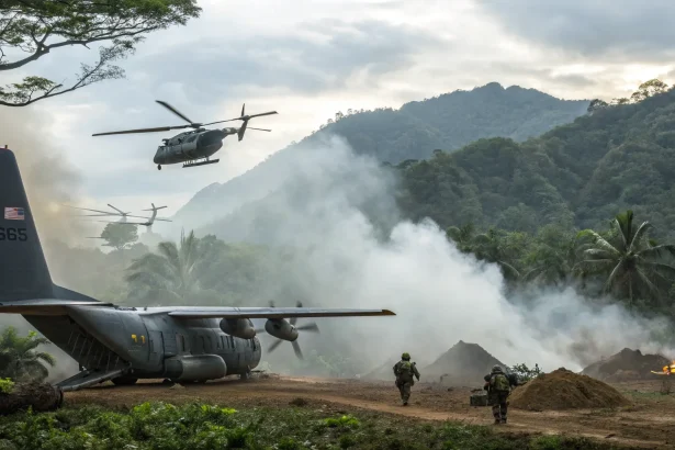 military transport plane crash colombia