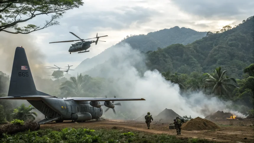 military transport plane crash colombia