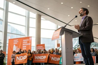 ndp leader advocates public ownership expansion
