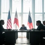 us pauses talks after strikes