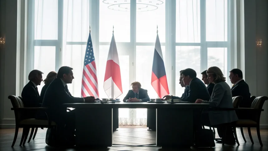 us pauses talks after strikes