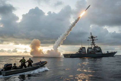 us strike sinks smuggling boat