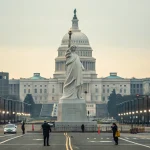 white house condemns large statue
