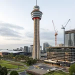 worlds tallest hybrid timber tower