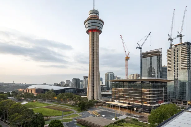 worlds tallest hybrid timber tower