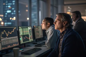 after hours trading sharp stock swings