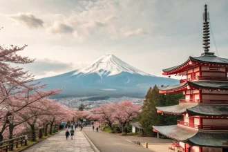 fuji photo attracts tourist crowds