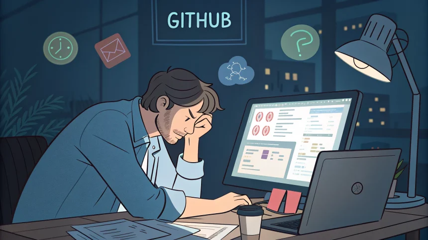 github bug randomly reverted merged commits
