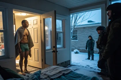 ice raid family legal violation