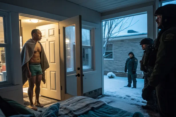 ice raid family legal violation