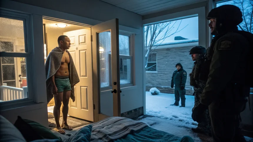 ice raid family legal violation