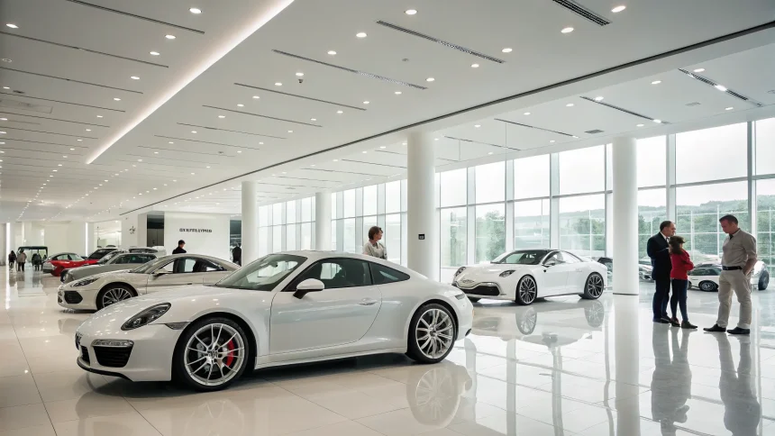 luxury buyers squeeze new car market