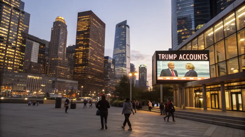 trump treasury accounts rollout announcement