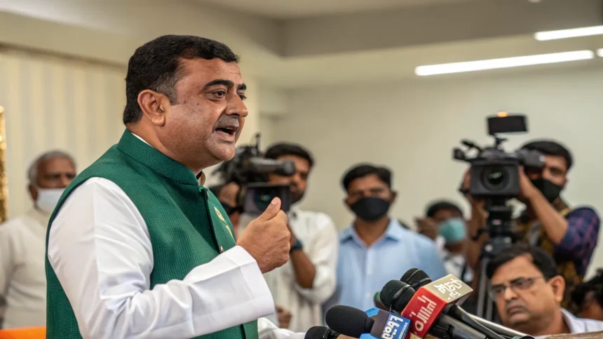 adhikari downplays violence claims