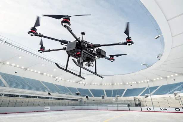 aerix omnidirectional drone demonstration