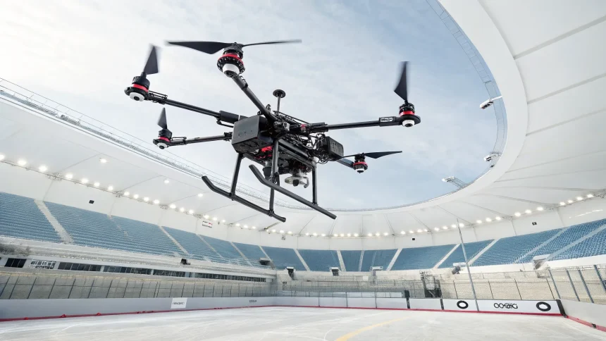 aerix omnidirectional drone demonstration