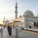 global mosque welcomes english worshippers