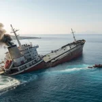 russian ship sinks nuclear cargo