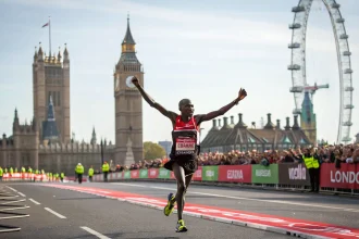 sawe london marathon breakthrough stuns