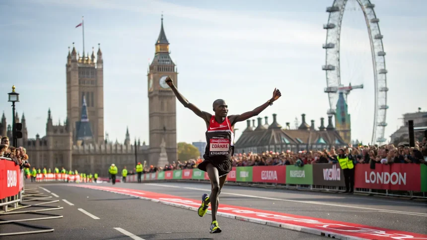 sawe london marathon breakthrough stuns
