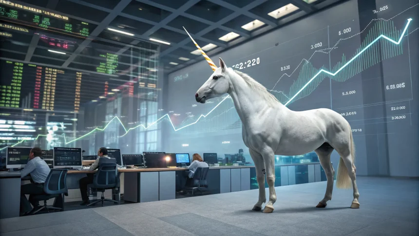 ai unicorn public market debut