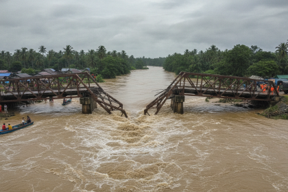 assam bridge collapse severs link