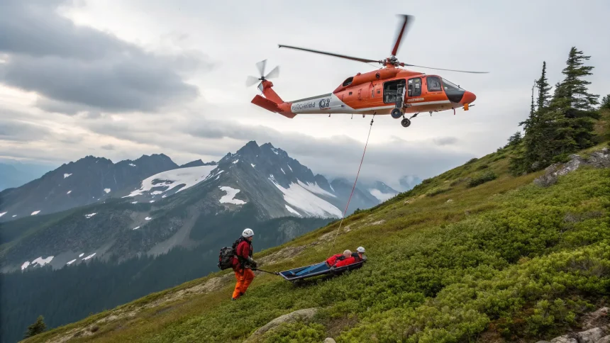 coast guard rescues hiker washington